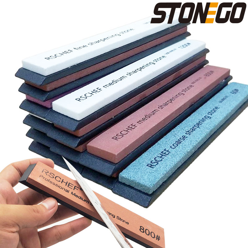 Stonego Messenslijper Slijpen Professionele Steen Vaste Slijpsteen Wetsteen Water Voor Keukengereedschap