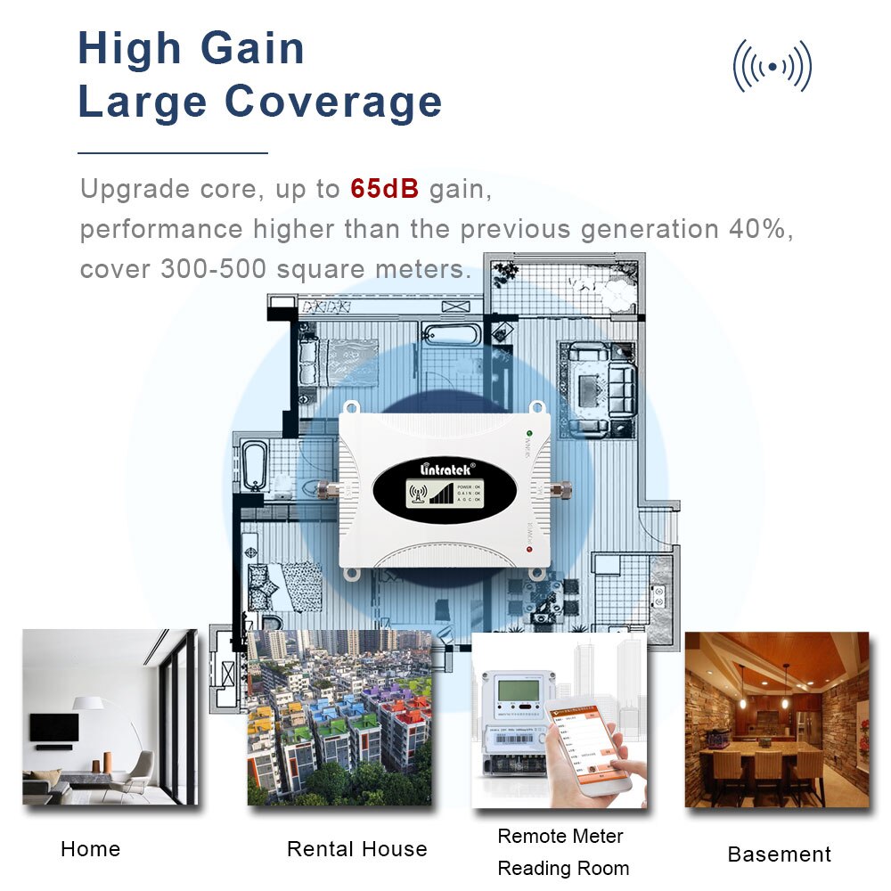 Amplificateur de Signal 4G LTE B28, 700MHz, répéteur pour réseau de téléphonie Mobile, AGC Band 28, internet, nerwork 700