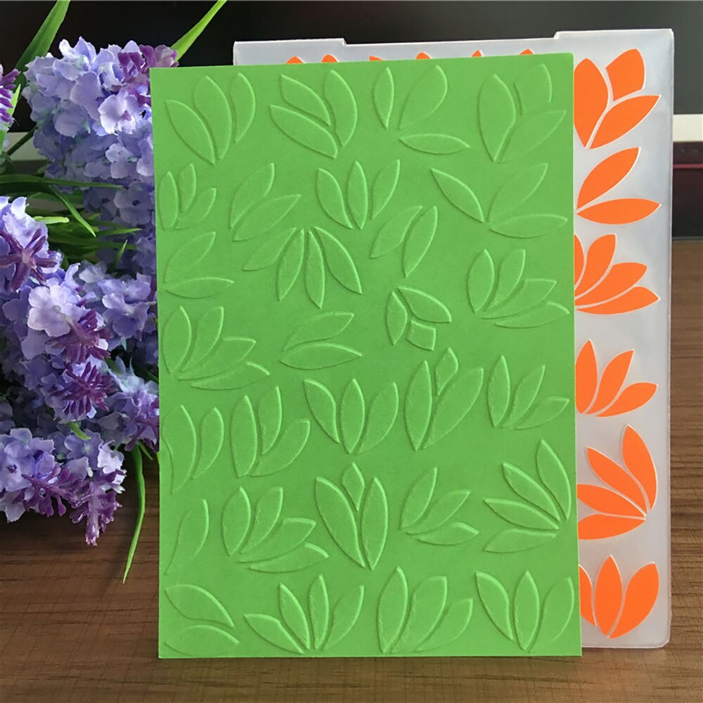 DIY Leaf Shaped Embossing Template Embossing Folders For Scrapbooking Album Art Printing Decoration