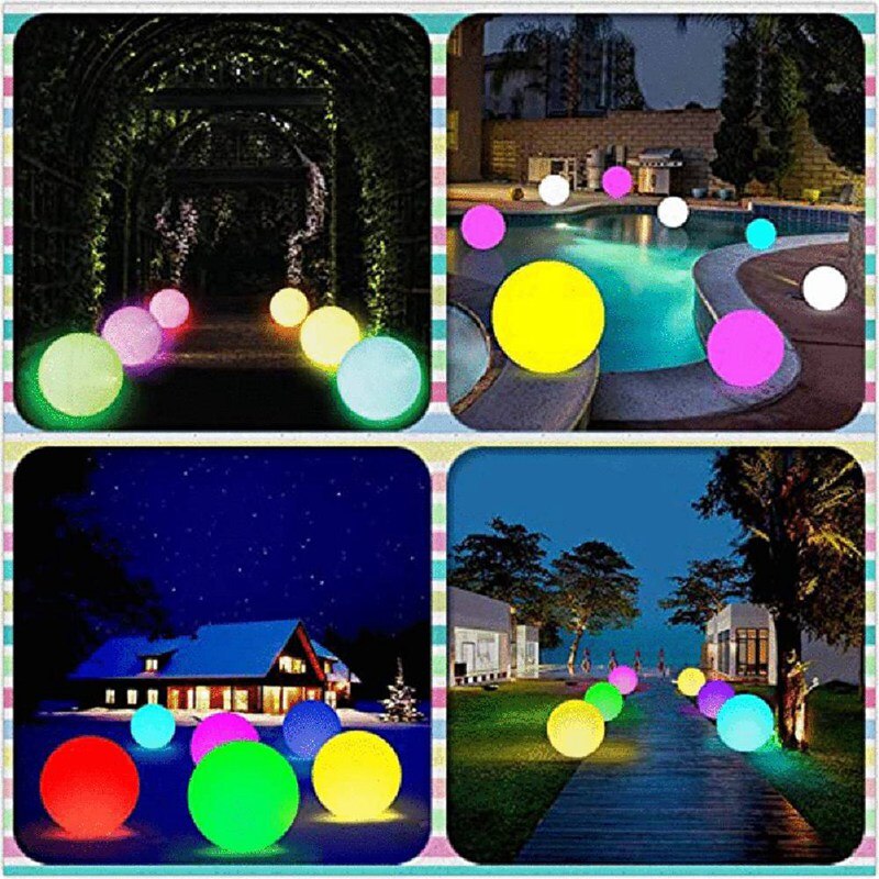 Zwembad Speelgoed Gloeiende Bal Opblaasbare Led Gloeiende Strand Bal Water Speeltoestellen Entertainment 40Cm