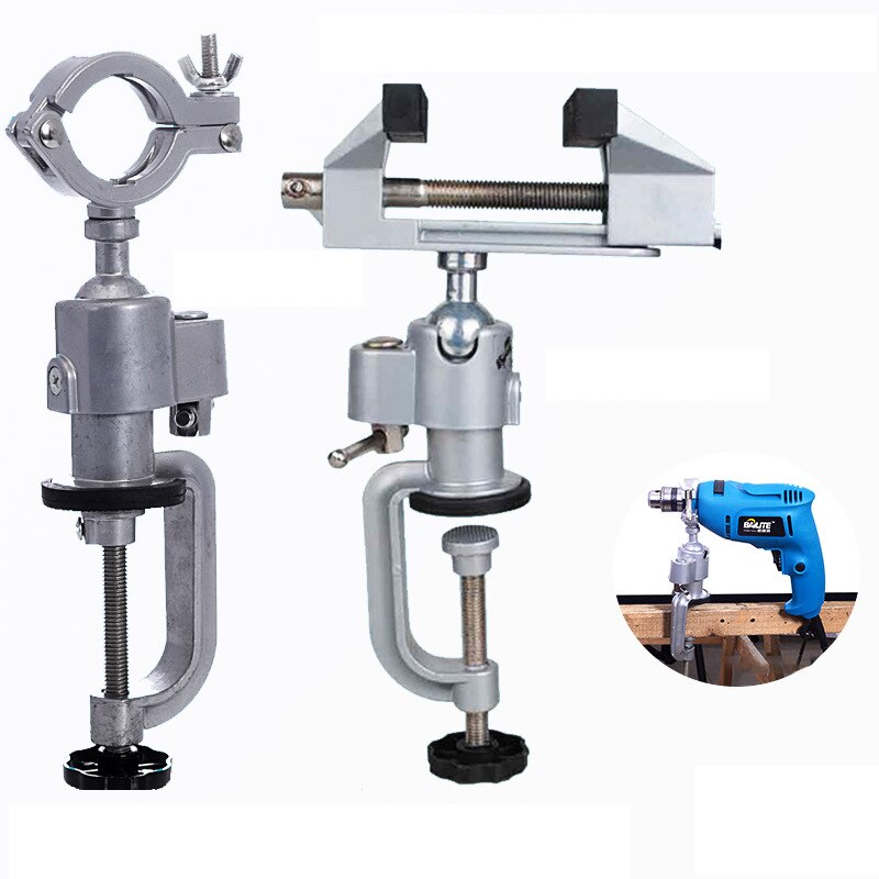 Table vice aluminum alloy vice Mini DIY household flat mouth table vice pliers hardware tools wire stripper