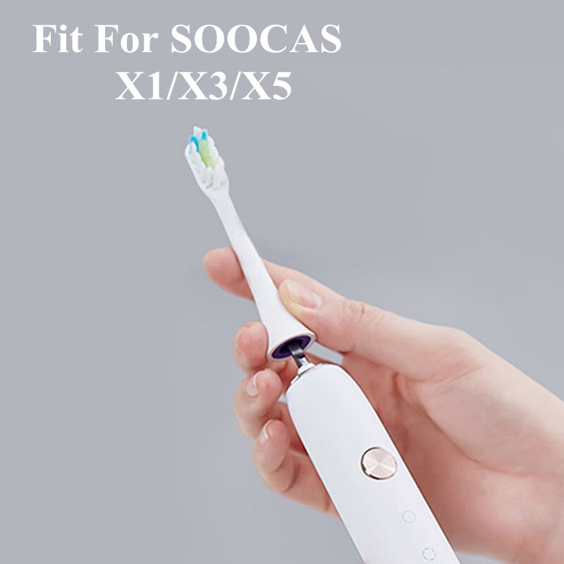 9 sztuk wymiana szczoteczki robić zębów dla Xiaomi Soocas X3 dla Xiaomi Mijia/ SOOCARE X1/ X3/X5 elektryczne końcówki robić szczoteczki prezent