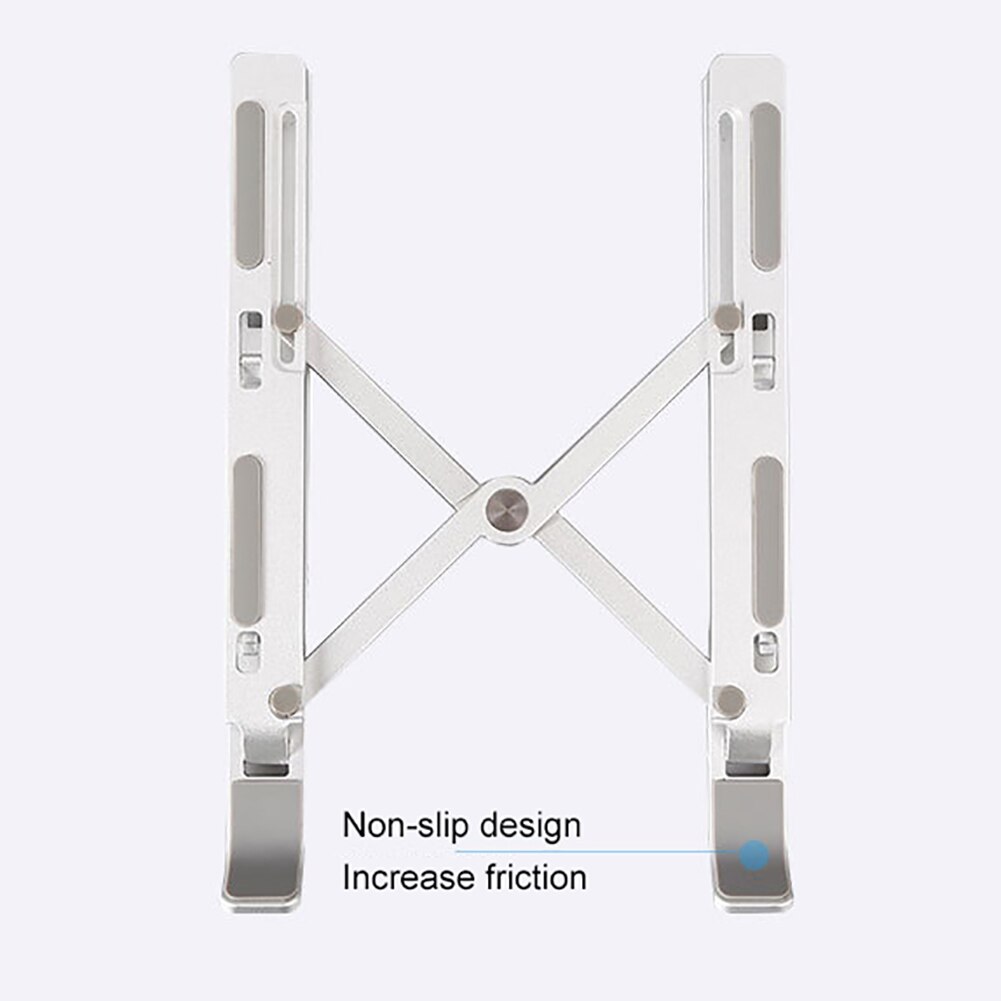 Universal Notebook Stand Portable Folding Stand Bracket Holder Aluminum Alloy Mount for PC Computer Notebook Laptop Booster