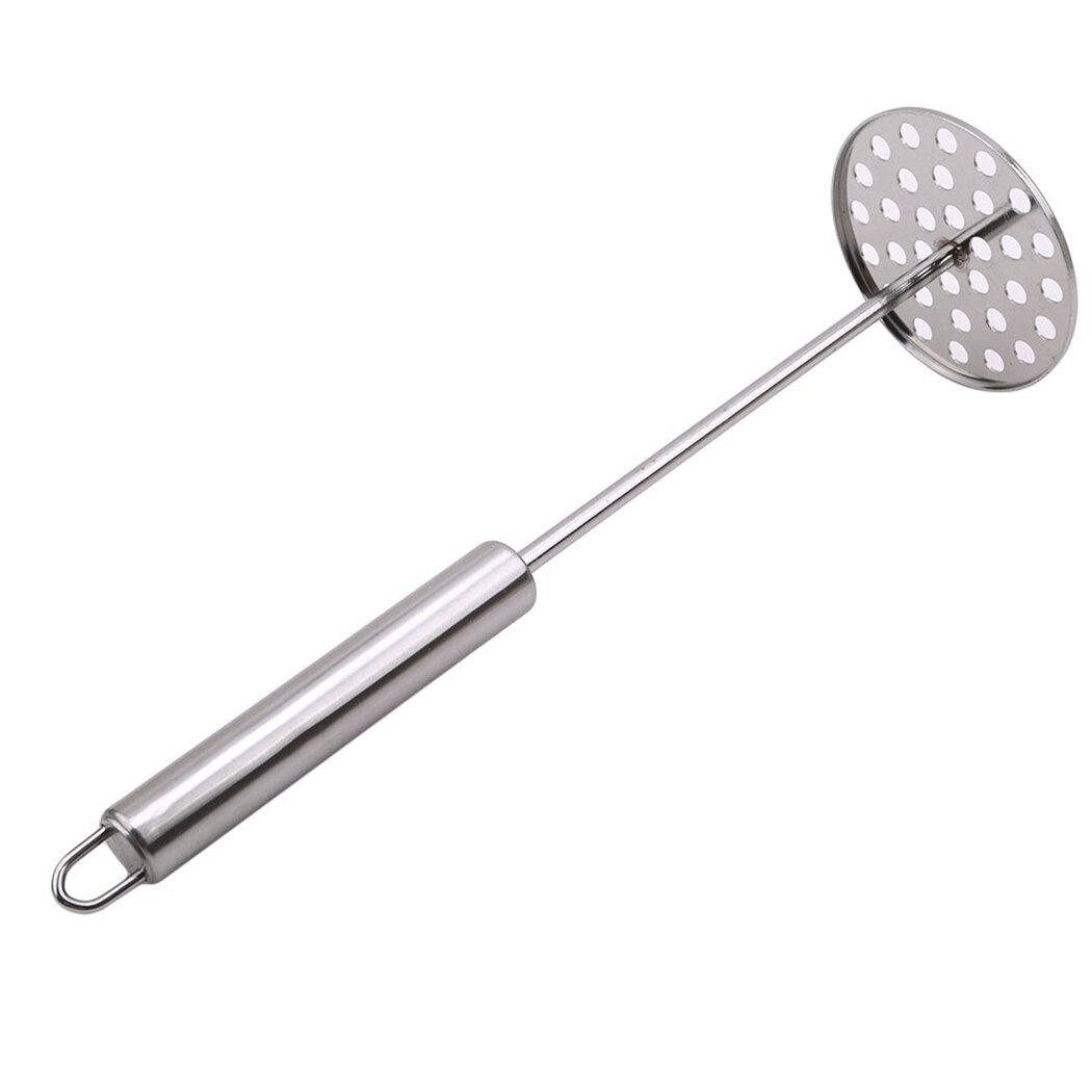 Machacador de patatas de acero inoxidable, machacador de comida cocida, prensa de arroz, herramienta para machacar frutas y verduras, utensilios de cocina, accesorios de cocina