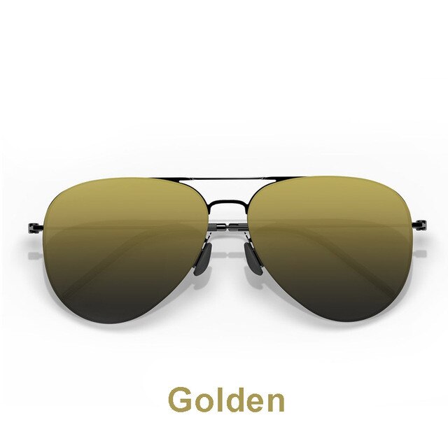 Xiaomi-gafas de sol Mijia Turok Stein TS, polarizadas de nailon, coloridas gafas de sol negras a la 100% a prueba de rayos UV, unisex: golden