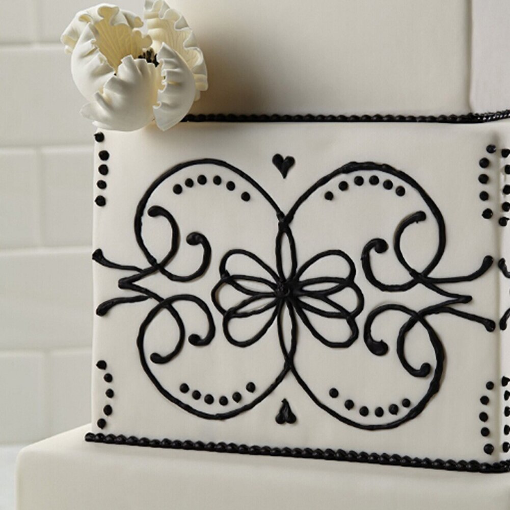 4 Stuks Grid Cirrus Cookie Cutter Taart Decoratie Fondant Gereedschappen Diy Bakvorm