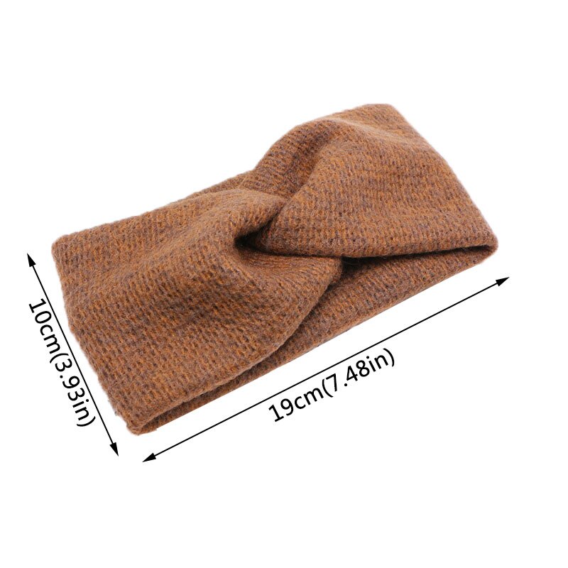 Warme Gestrickte Baby Mädchen Stirnband Winter Weiche freundlicher freundlicher Turban Haarband Stirnbänder Für Mädchen Haarband Baby Haar Zubehör
