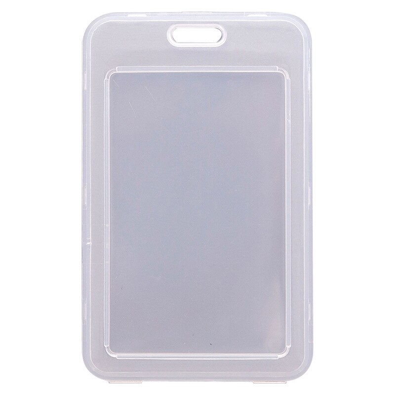 1PC Transparent Bus ID Work Card Holder for Staff Workers Plastic Card Cover Case Storage Shell Student Badge Holder Accessories