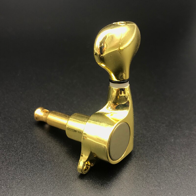 6 stuks fishtail-knop stemmechanieken met verzegelde tandwielen voor akoestische elektrische gitaren: Goud 6l