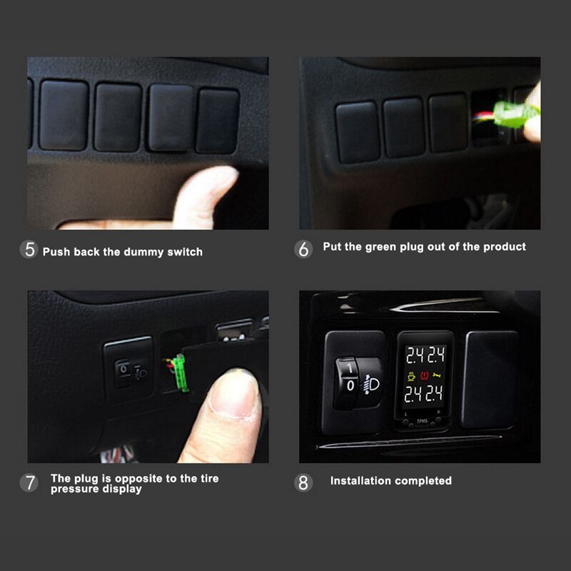 Car Tire Pressure Monitor OBD TPMS LCD Diagnostic for Mitsubishi Outlander 3 PHEV Xpander Eclipse Cross Mirage