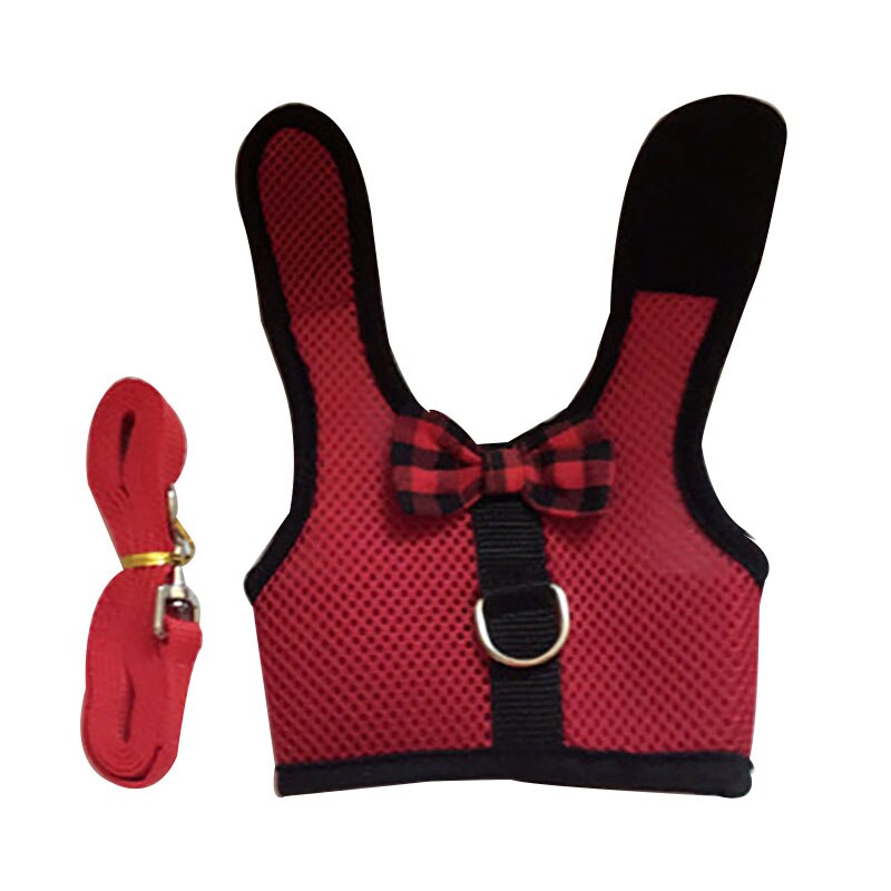 pet vast Rabbits Hamster Vest Harness Bunny Mesh Chest Strap Harnesses Leash Ferret Guinea Pig Small Animals Pets Accessories