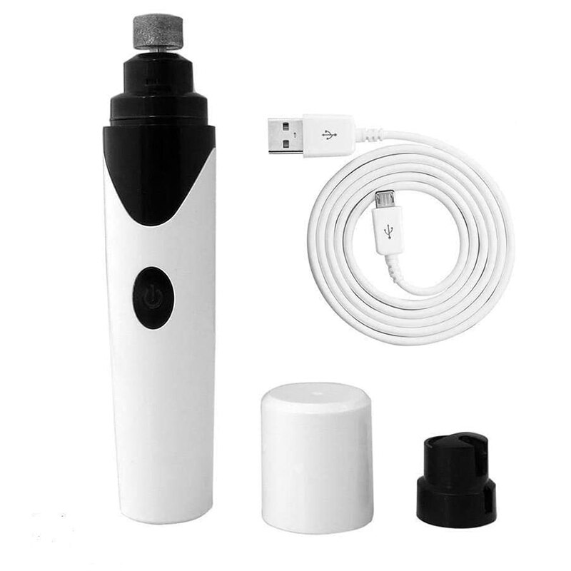Painless Cat Dog Nail Clippers Paws Nail Claws Cutter Electric Pet Nail Grinder Grooming Trimmer Accessories USB Rechargeable: A