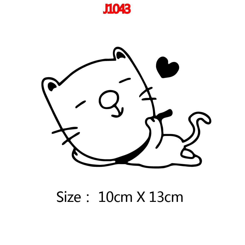 Cartoon Style cat Wall Decal Art Vinyl Stickers Wall Decals Home Decoration Removable Decor Wall Decals