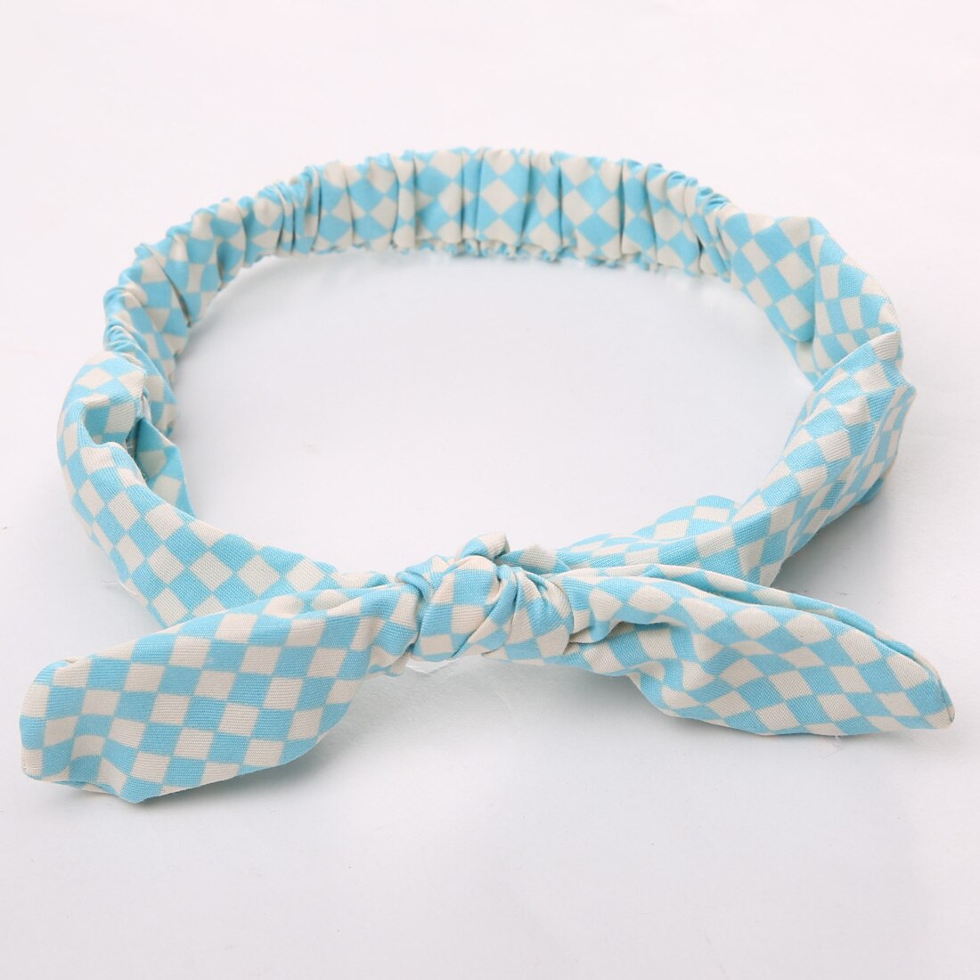 Konijnenoren hoofdband peuter baby kinderen meisjes bloemen haarband accessoires: Oranje