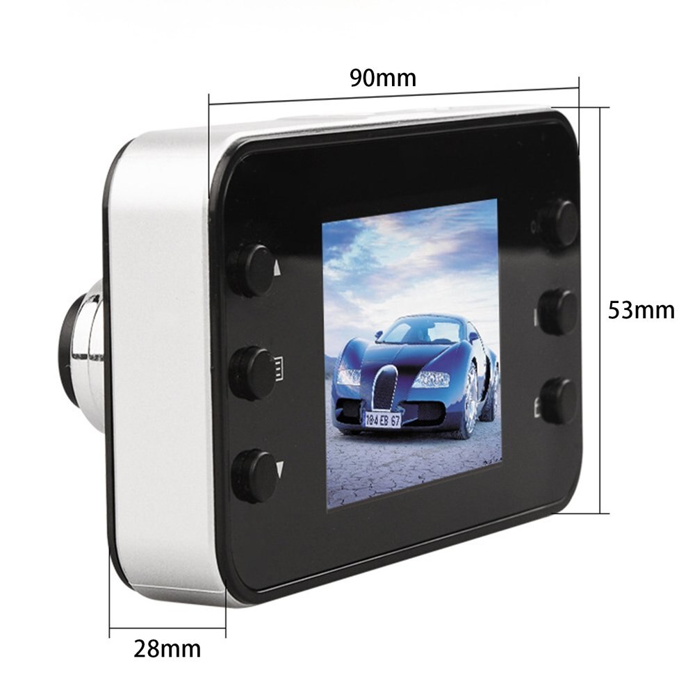 K6000 bil dvr 1080p fuld hd videooptager instrumentbræt kamera ledet nattesyn video registrator dashcam support tf-kort