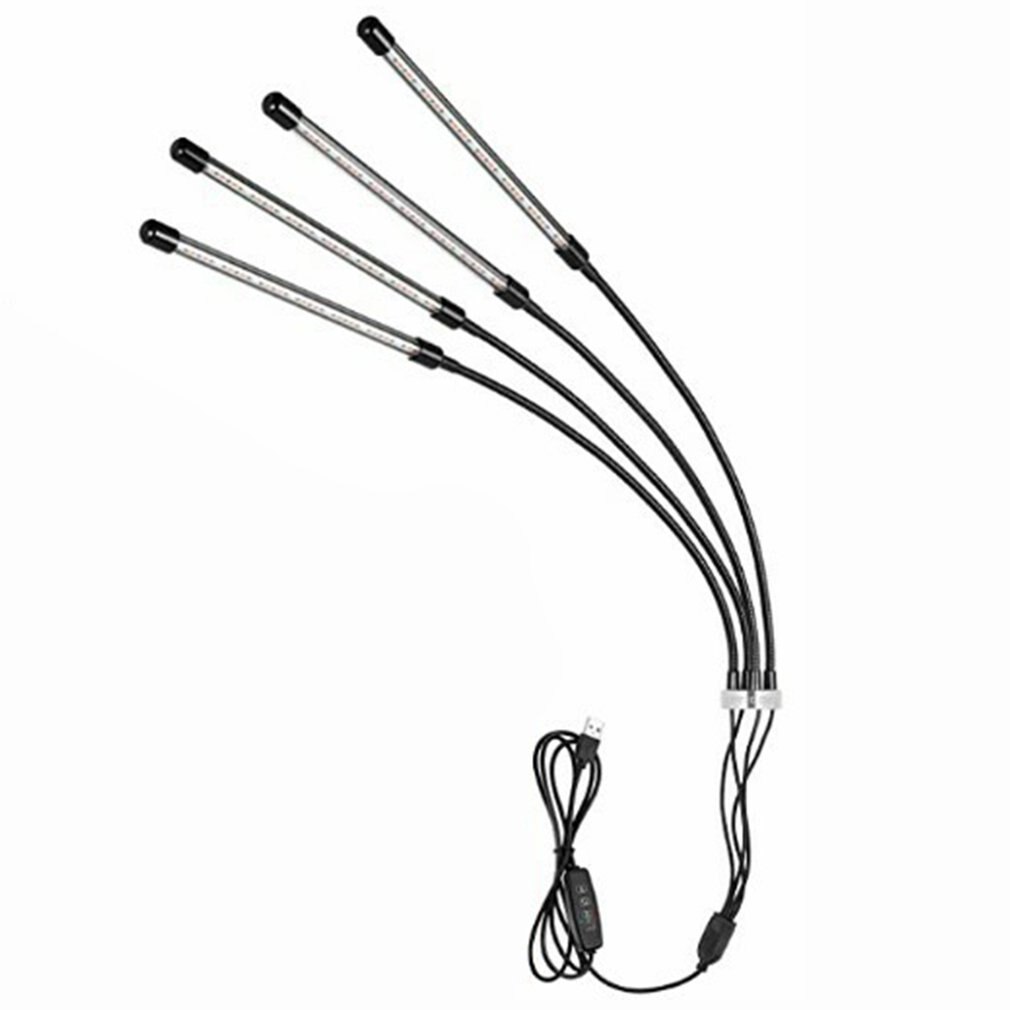 Plant Growth Light With Full Spectrum Bracket Timer 3 Modes 6 Brightness Plant Growth Light Suitable For Indoor Plants