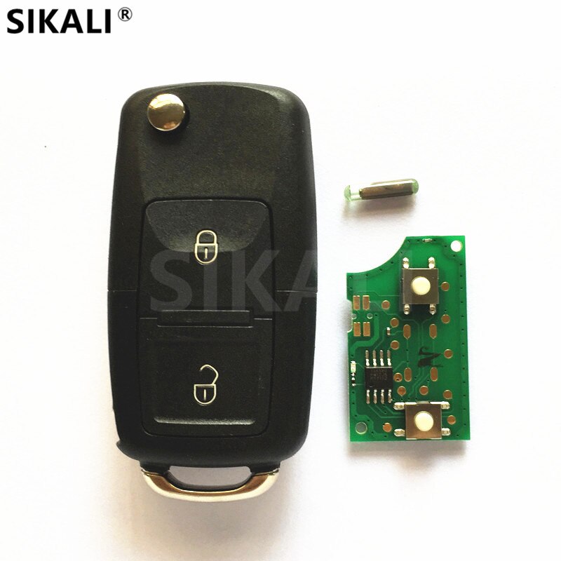 Oppgradert flip -nøkkel for 5 fa 008548 id48 chip for skoda octavia i haa blade bil fjernkontrollnøkkel