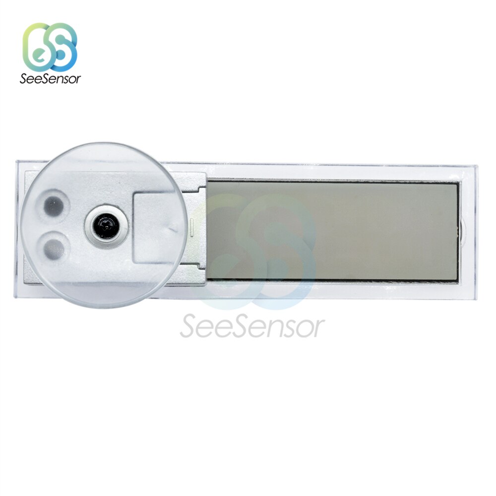 Bil lcd digital termometer auto vindue udendørs energibesparende måler smart digital display temperatur instrumenter tilbehør