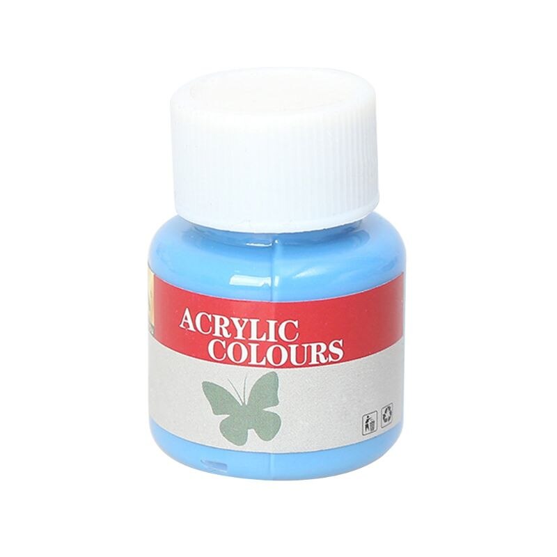 Juego de pintura acrílica, 12 colores, suministros de arte para manualidades, colores vibrantes no tóxicos