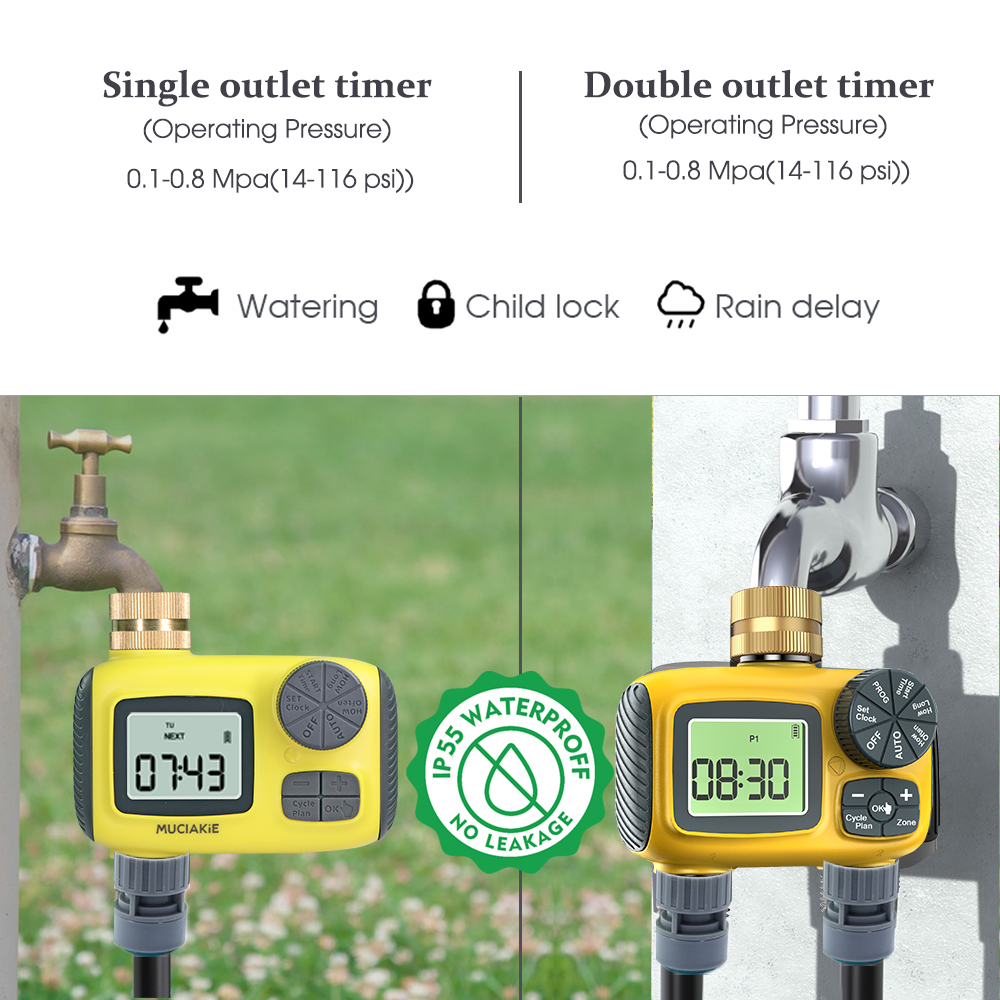 10-60M 13cm Sprinkler Garden Watering Kit 1/2" 1/4" PE Hose Drip Irrigation System 20/40/80/120Dropper Automatic Watering Plants