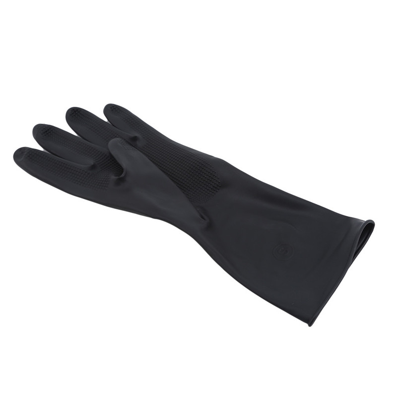 Guantes antideslizantes de peluquería para salones de belleza, guantes de goma gruesos para el cabello, guantes teñidos para el cabello, herramientas de duradero para cuidado del cabello 1 par