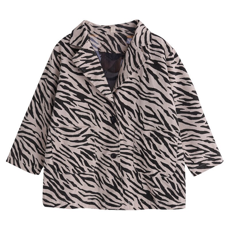 Teen børn leopardprint jakker til piger frakke efterår overtøj børn jakke jakke pige outfits 8 10 12 år: 10