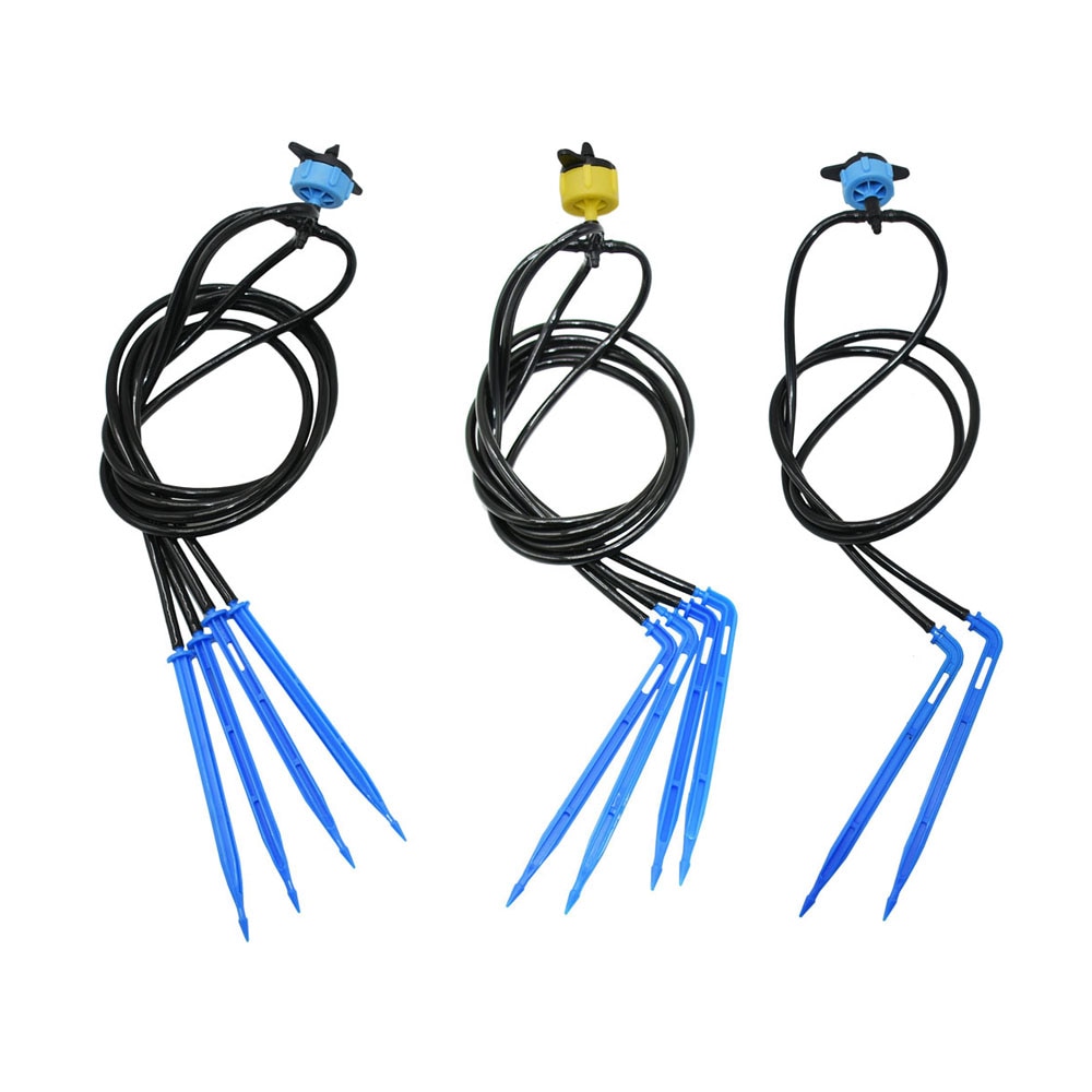 Système d'irrigation goutte à goutte pour bonsaï, ensemble de Distribution d'araignée avec goutteur à Micro débit 2/4/8 L/H 2/4 voies 20 pièces