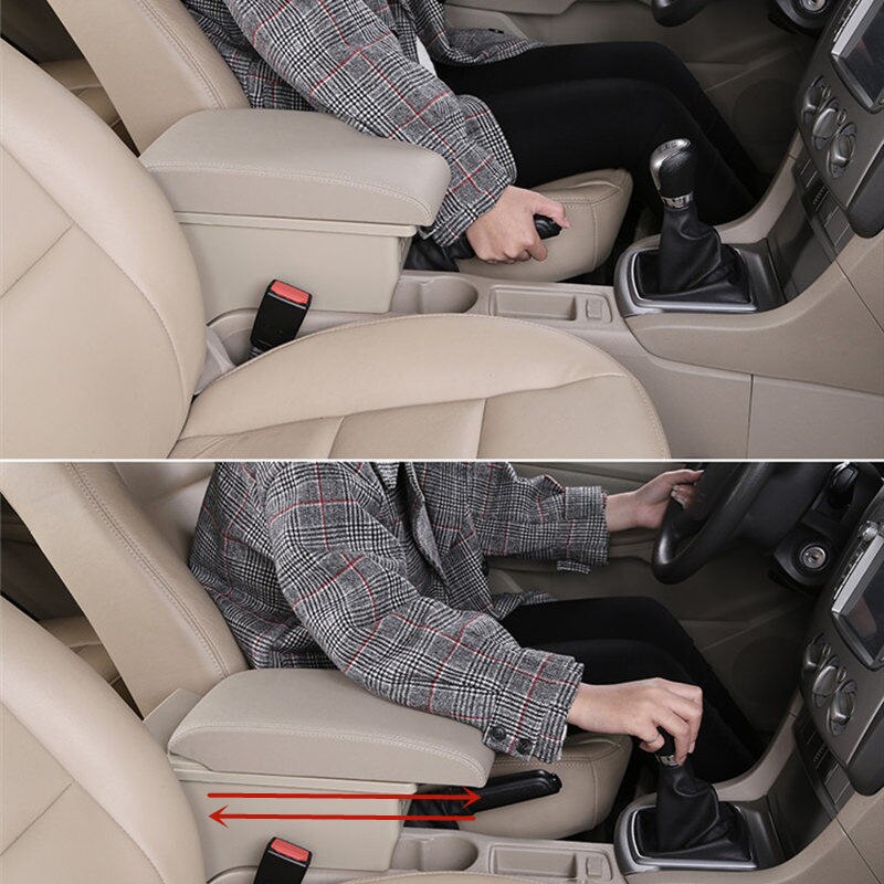 Voor Ford Focus 2 Armsteun Doos Voor Ford Focus 2 Mk2 Auto Armsteun Doos Auto Accessoires Nterior Retrofit Onderdelen Center opbergdoos Usb