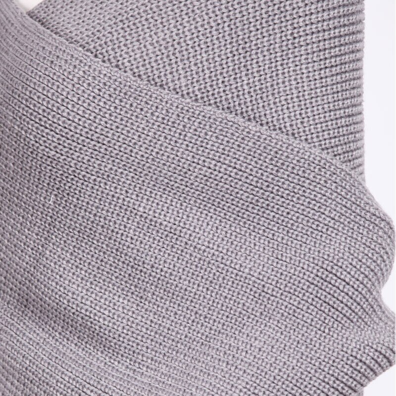 Kvinder strikket sweater toppe tørklæde med ærme wrap vinter varm sjal tørklæder edf 88