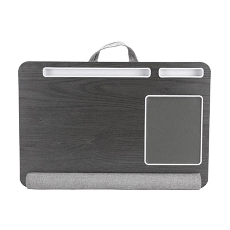 Multi-Funktion Stand Laptop Tisch Stehen Runde Tisch Massivholz Bein Faul Tisch Gebaut-in Maus Pad und handgelenk Pad: Ursprünglich Titel