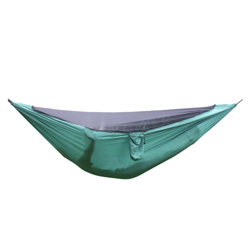 Balançoire lit suspendu en Nylon à l'extérieur robuste Durable Camping tente hamac pratique suspendus Camping tentes canapé moustiquaire voyage