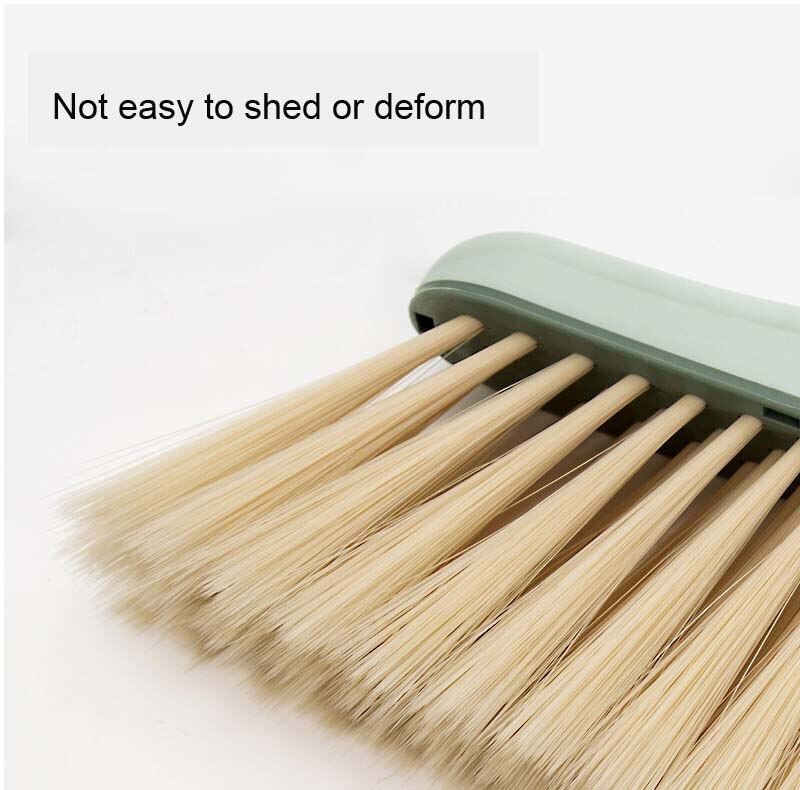 Opvouwbare Winddicht Huishouden Bezem Stoffer Set Plastic Anti-Kronkelende Zachte Haren Floor Sweep Antislip Handvat Borstel om