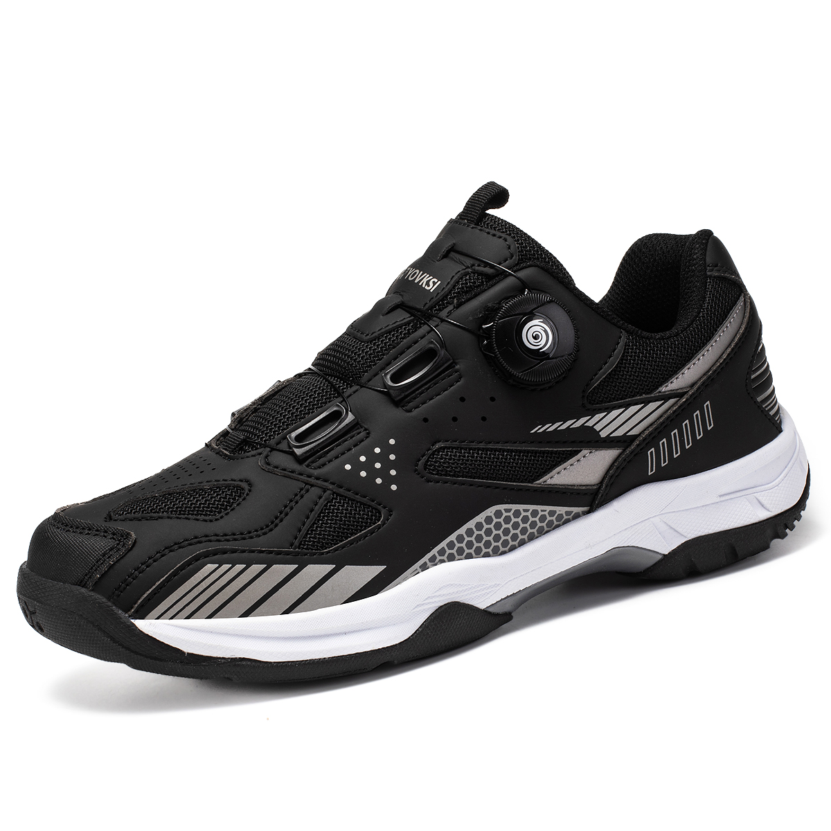 Badmintonschoenen voor dames en heren, antislip tafeltennissneakers, blauwe outdoor sportschoenen voor de sportschool.: Zwart / 36
