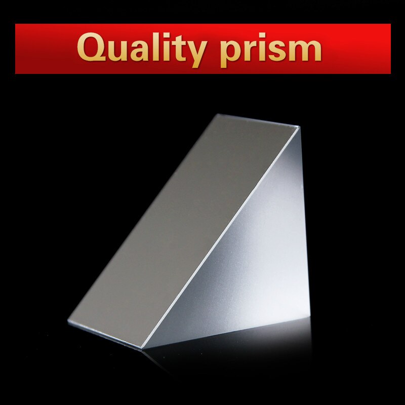 Reflective Prism A Small Amount of Spot Coating Isosceles Right Angle Triangular K9 Material