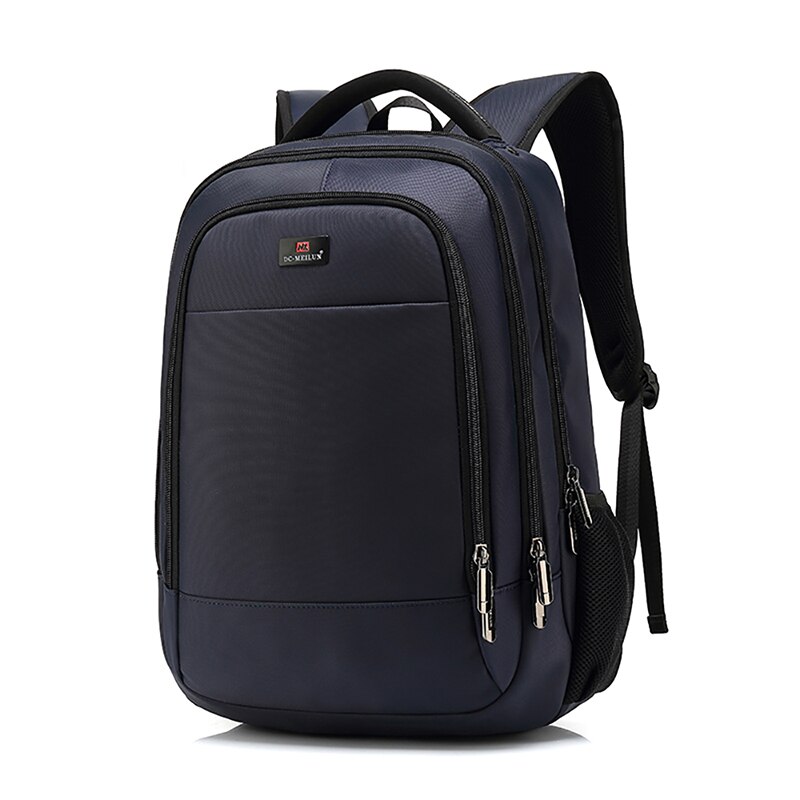 Boshikang Mannen Rugzak Grote Capaciteit Luxe Mannelijke Mochila Back Mode Tas USB Opladen 15.6 "Laptop Rugzak: blue