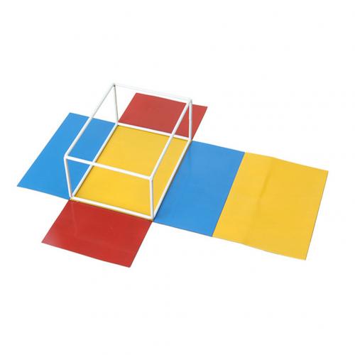 Magnetic Deployable Geometric Solid shapeCube Prism 3D Planar learning Comparison Math Toys for kids: Cuboid