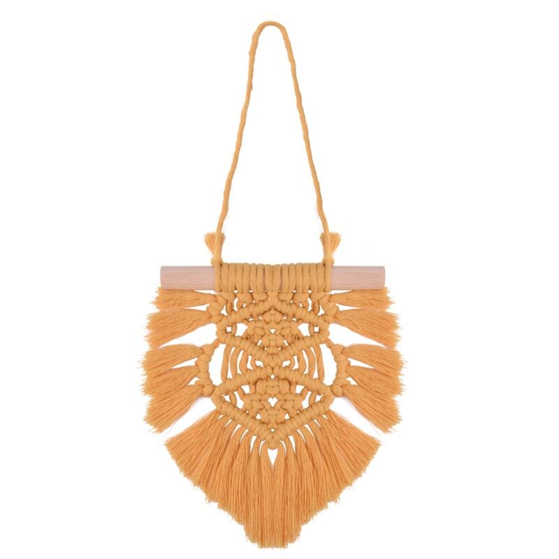 Nordic Baby Room Cotton Tassels Wall Hanging Handmade Macrame Home Decor Retro Handcrafted Girls Room Indian Decor: 2