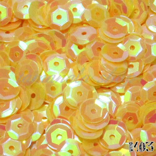 2000 stks 6mm 1-9style kleur DIY Ovale Ronde Cup Pailletten Pailetten Losse AB Wedding Craft: 03