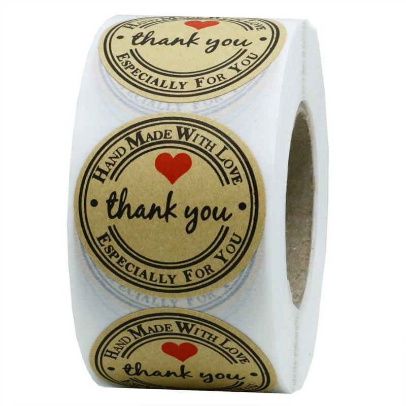 500 stks Meerdere Stijlen Kraft Gracias Spaans Dank U Etiketten Stickers Handgemaakte Scrapbooking Briefpapier Sticker