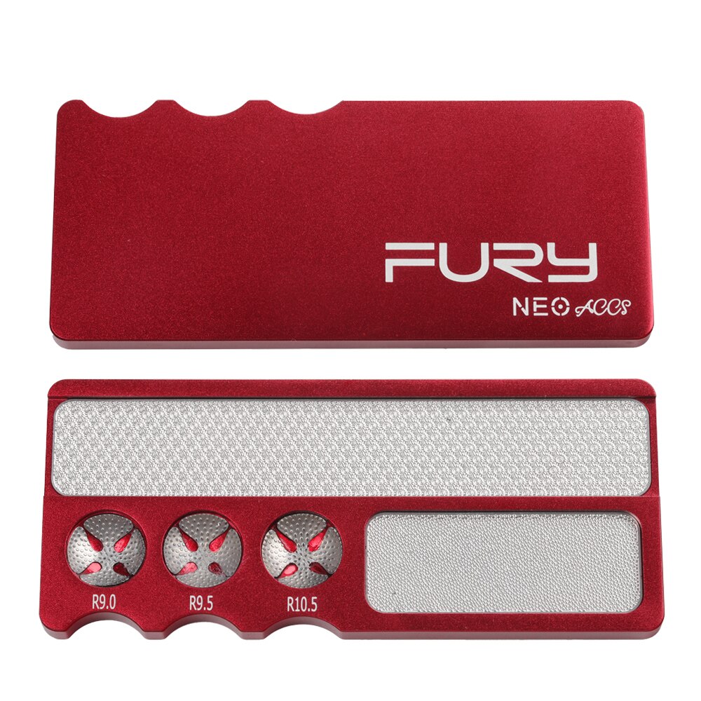 Fury Tip Hersteller Duurzame Metalen Multifunctionele 3 Kleuren Opties Tool Conveninent Biljart Tip Shaper & Pricker Accessiories: Red