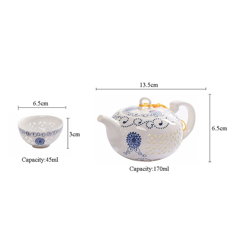 TANGPIN blauw-wit prachtige keramische theepot waterkokers thee cup porselein chinese kung fu thee set drinkware