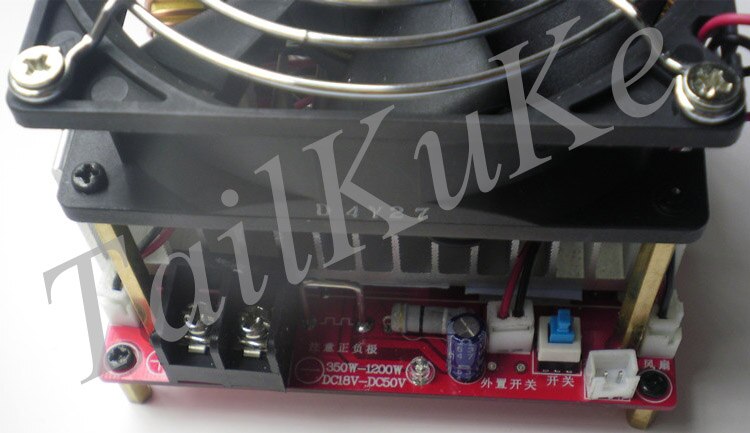 ZVS high frequency induction heating with over-current protection input voltage 18V-50V