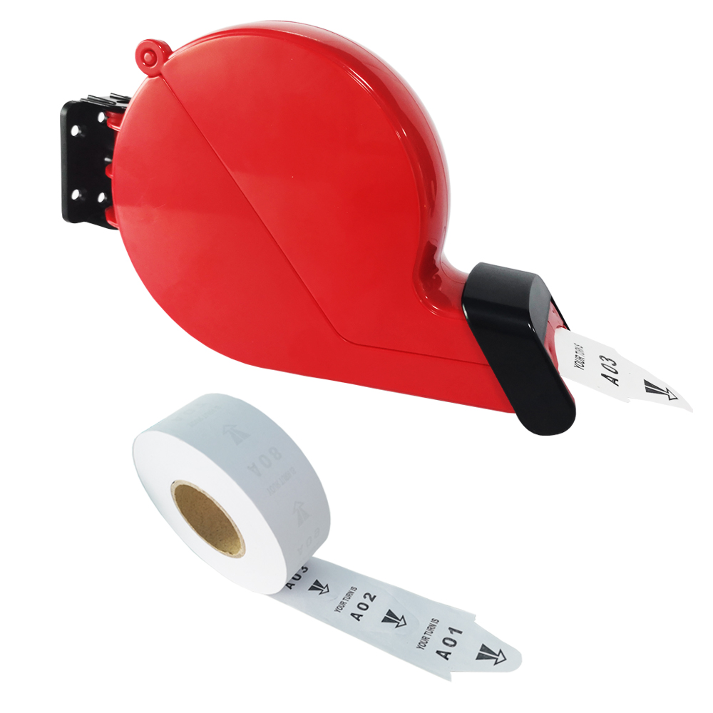 Ticket Dispenser Take A Number Machine with Paper Roll A00-E99 for Queue Management System Turno O Matic Lable Ticketing