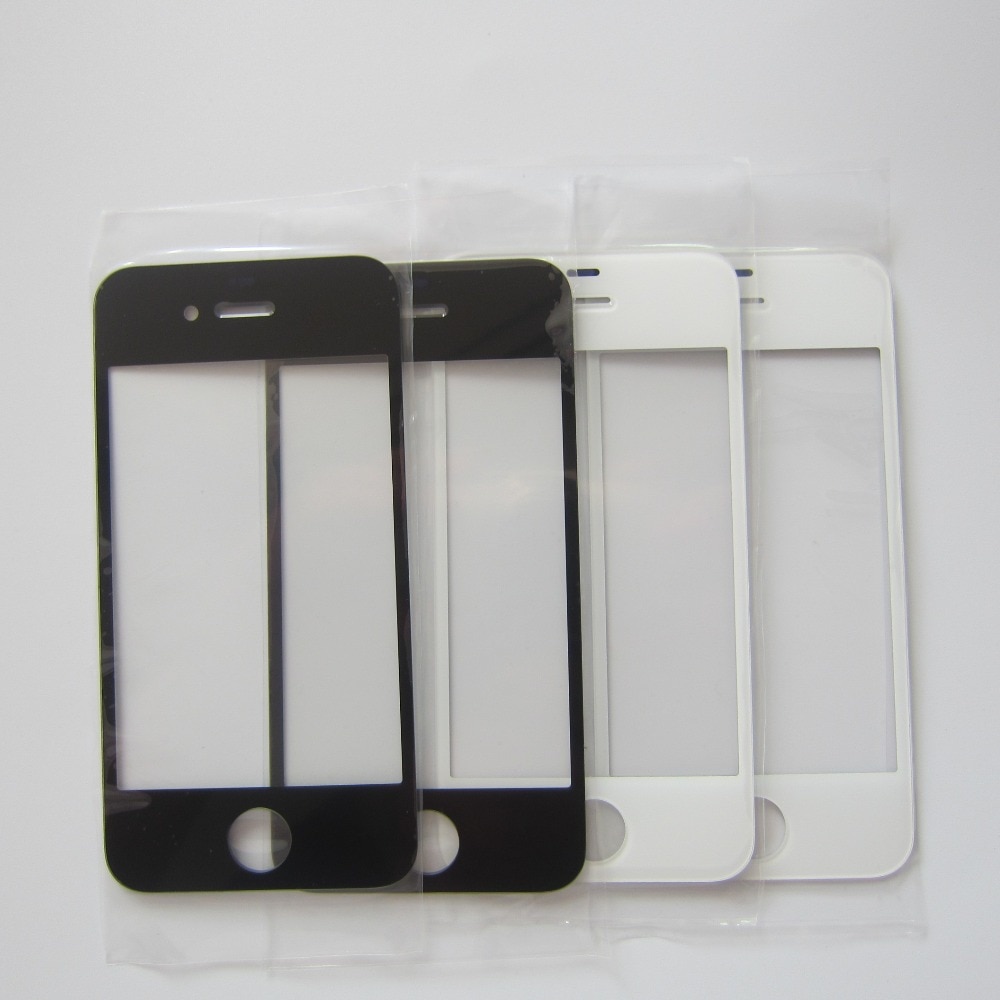 Front Outer Glass Lens Replacement Parts for iPhone 4 4s 5 5S LCD touchscreen repair