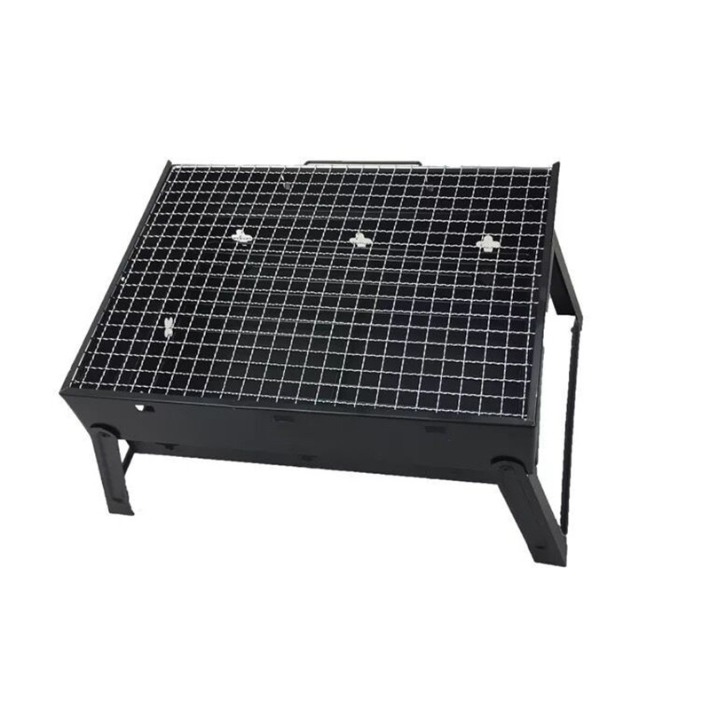 Small BBQ Barbecue Oven Grill Folding Portable Charcoal Outdoor Camping Picnic Burner Foldable Charcoal Camping Barbecue Oven