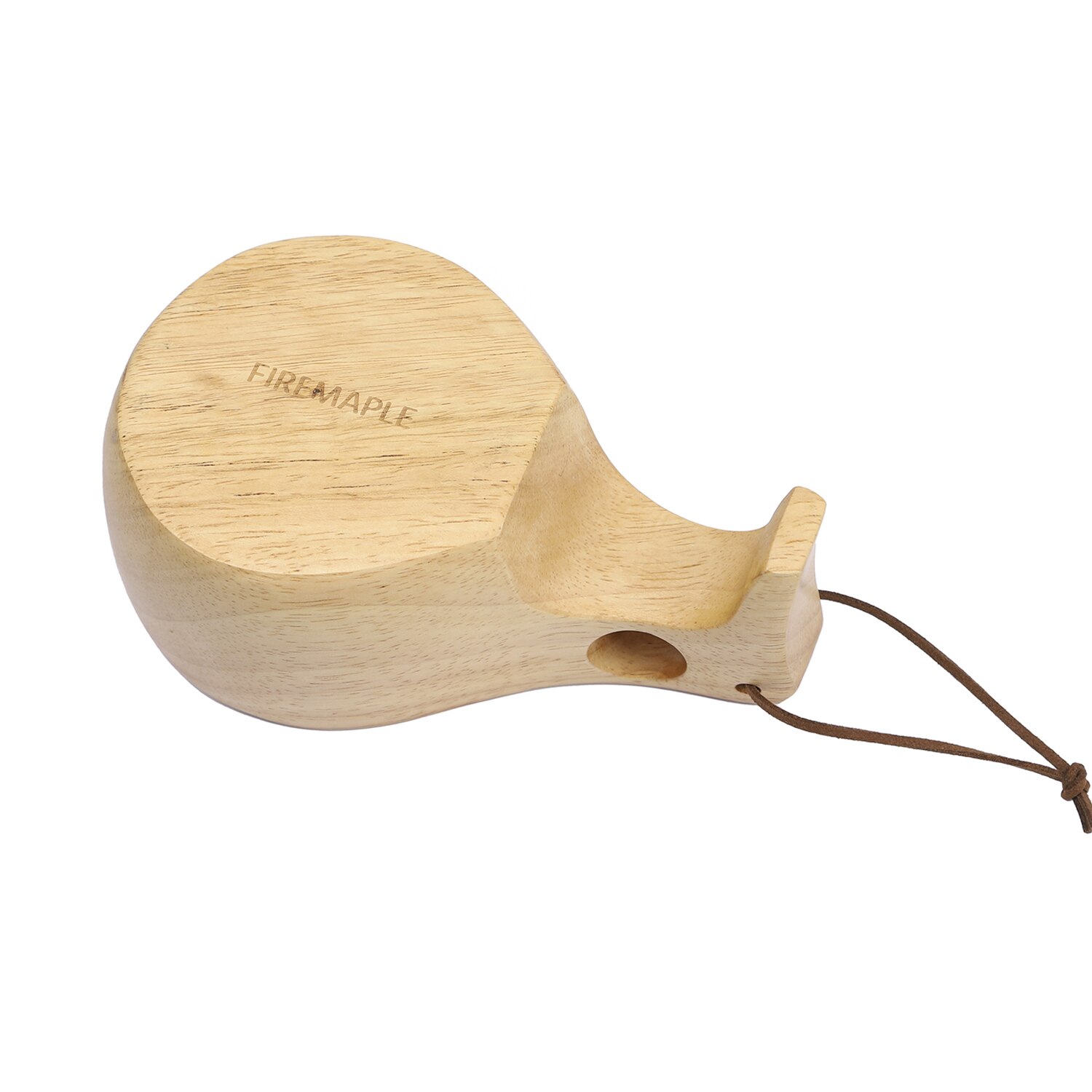 Fire Maple Ancest Bushcraft-taza de madera portátil para té y leche, vaso para beber al aire libre con orificios para acampar, tazas de madera de goma de 300ML