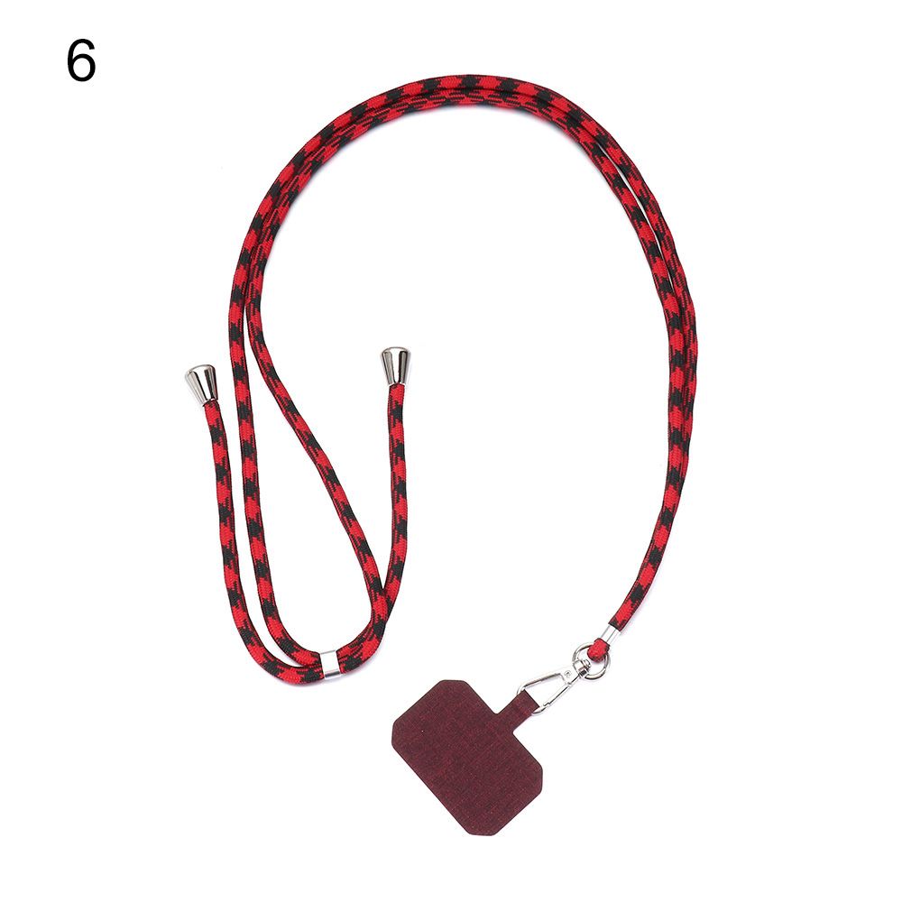Universele Telefoon Lanyard Pakking Verstelbare Afneembare Nekkoord Lanyard Strap Telefoon Veiligheid Tether Voor Alle Mobiele Telefoons Case: 6