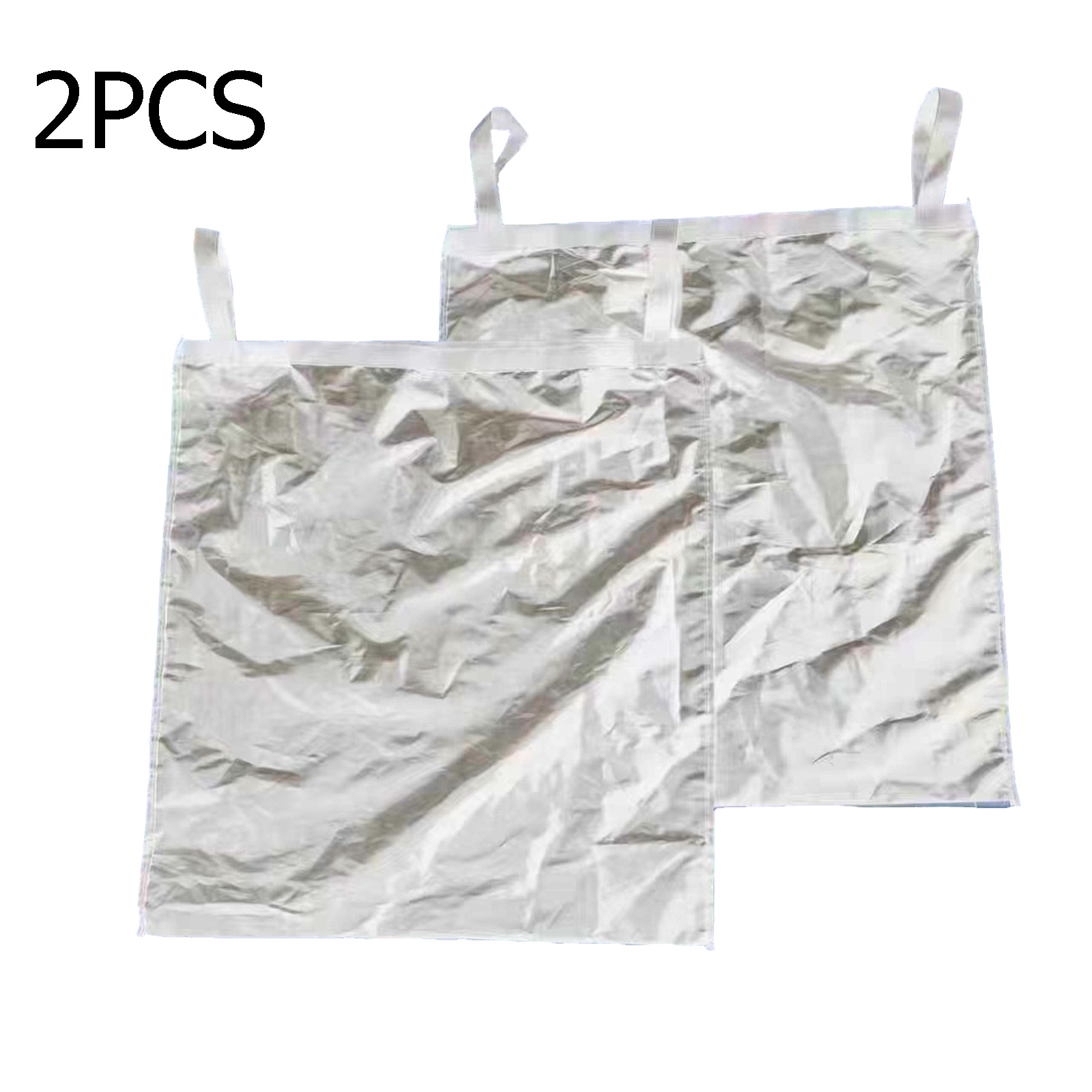 2 Recycling Bin Tote Bags, 100l, Dirty Clothes Basket Laundry Bag, Can Be Used With Bamboo Recycling Bin, Laundry Basket, Nylon: Dark Khaki