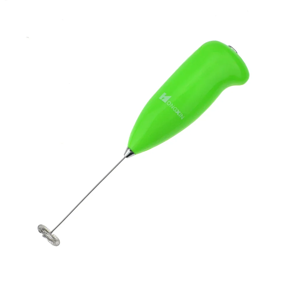 Handhållna trådlösa köksredskap - äggvisp, kaffevisp, mjölkskummare, cappuccinoskummare: Röd