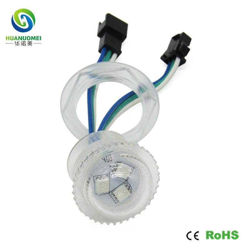 26mm 3leds dc12v ws2811 led pixel light box letters 5050 smd digital bulb full color rgb led module lights amusement park ride